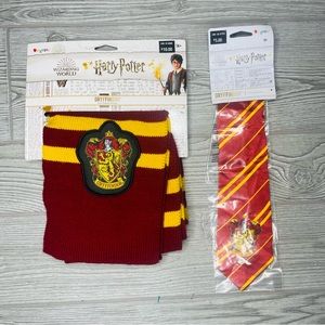 Harry Potter wizarding world scarf dress up cosplay accessories Gryffindor